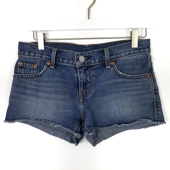 Levi's Pants - LEVI'S Frayed Hem Distressed Shorts Size 24